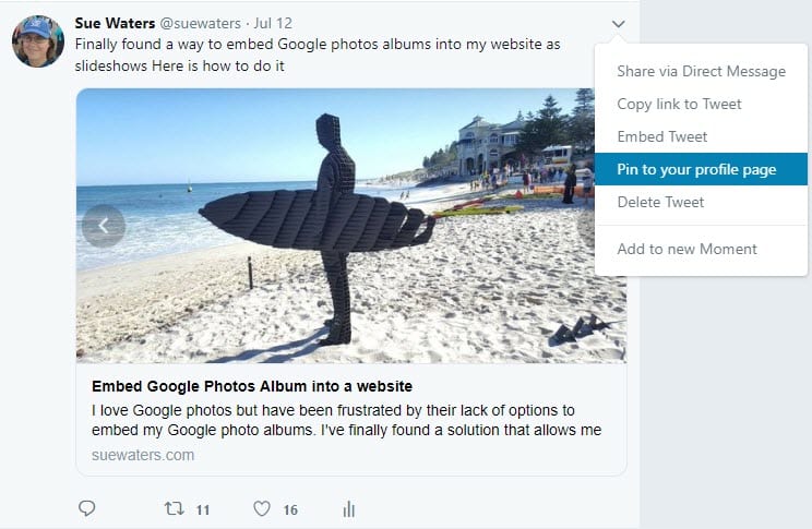 Pin Tweet