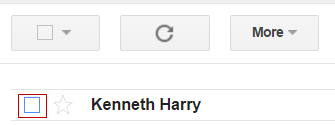 Select the email